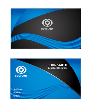 Templates for creative business cards. Elements for design

