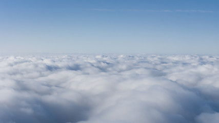 Blue sky and clouds. Cloudscape