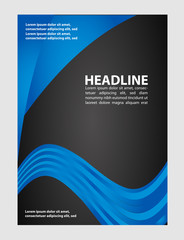 Naklejka premium elegant business brochure flyer design 