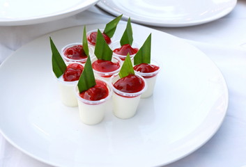 pudding sweet cocktail