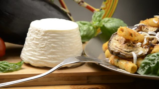 파스타 알라 노르마 Pasta alla norma 시칠리아 요리 Cucina catanese siciliana Catania italiana