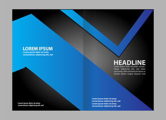 vector business brochure (booklet) template
