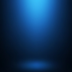 Abstract blue gradient background. Used as background for product display - Vector © natrot