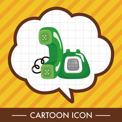 telephone theme elements