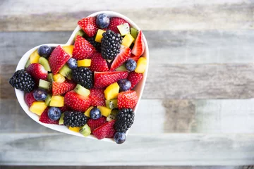 Foto op Plexiglas Healthy Fruit Salad © charlottelake