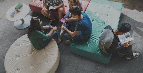 Classmate Classroom Sharing International Friend Concept