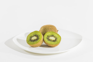 Fresh Kiwi Fruit in Half