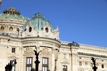 Fototapeta na wymiar Garnier palace also known as Opera de Paris or Opera Garnier France