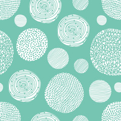 Vintage polka dot. Retro seamless pattern.