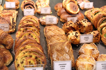Pastry Shop window in Paris, France