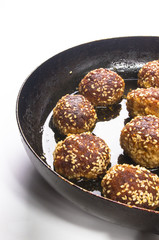 fried meat meatball