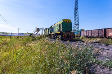 industrial railway junction