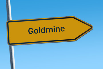 Schild 65 - Goldmine