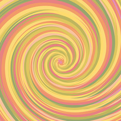 Swirling backdrop. Spiral surface with space for text. Vector Illustration