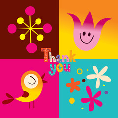 thank you greeting card