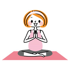 マタニティ　ヨガ