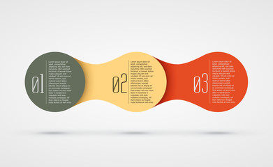 abstract vector background with infographic steps