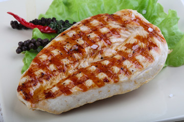 Grilled turkey breast