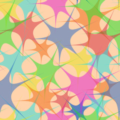 Stretched abstract shapes background. Seamless texture.