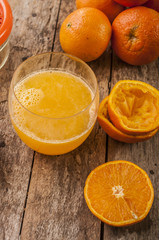 orange fruit close up cut wood