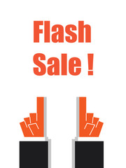 Flash Sale sign and symbol