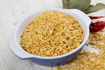 Yellow lentils