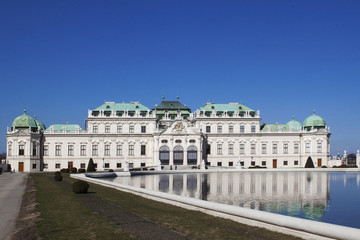 Fototapeta na wymiar Vienna, Il castello del Belvedere.