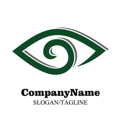 Eye vector logo icon