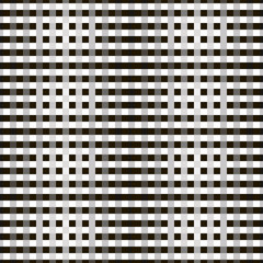 Abstract seamless monochrome pattern of crossing stripes