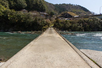 高知県四万十町　第二三島沈下橋