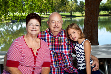 Granddaughter With Grandparents