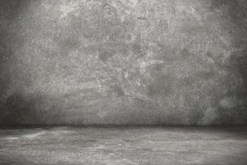 Cement wall and floor for pattern and background