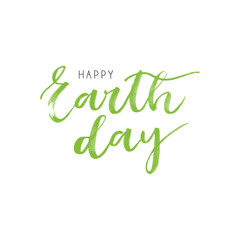 Fototapeta premium Earth day greeting card