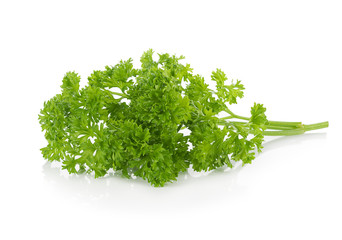 parsley isolated on white background