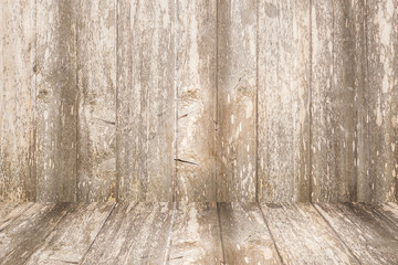 Old wooden background. Wooden table or floor