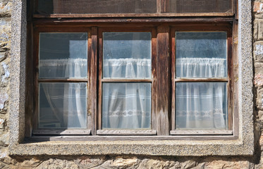 Old wooden windows