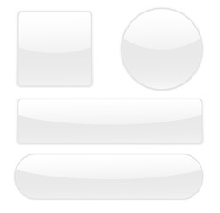 White vector buttons.