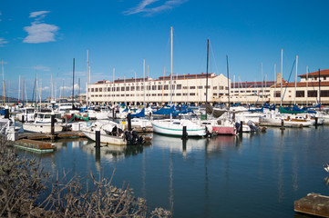 Fototapeta na wymiar Hafen in San Francisco