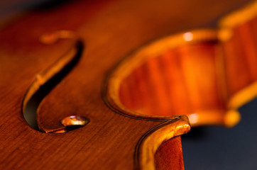 violin part on black