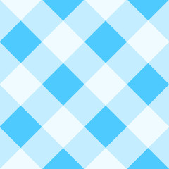 Blue White Diamond Chessboard Background Vector Illustration