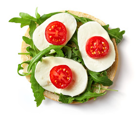 Fresh bagel sandwich
