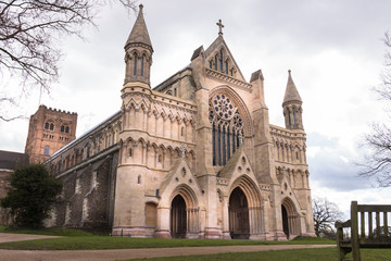 Fototapeta na wymiar St Albans Cathedral