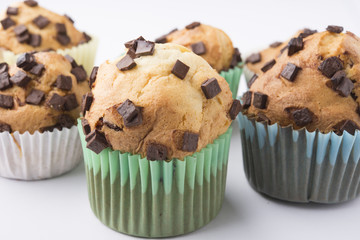 muffin isolated on white background