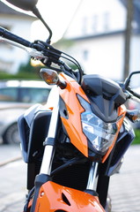 Motorrad orange 