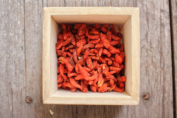 Dried goji berries