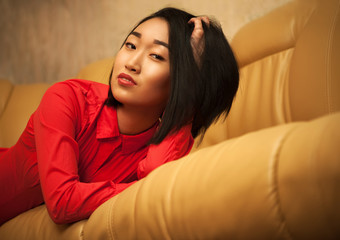 Fototapeta premium Portrait of asian woman