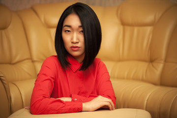 Portrait of asian woman