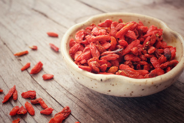 Dried goji berries