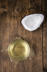 Portion of Coconut Oil