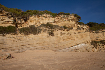 Cliff canos de meca - Spain, natural park in Barbate